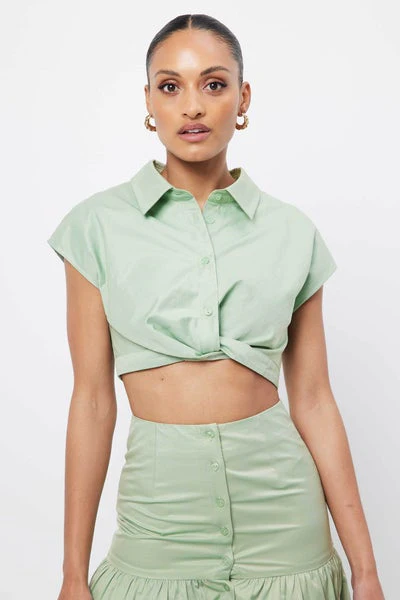 MOSSMAN - The Wanderlust Top (Spearmint) - Image 3