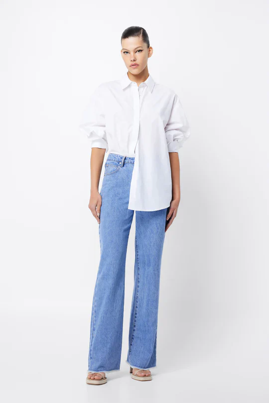 MOSSMAN - TIE BREAKER SHIRT (WHITE) - Image 3