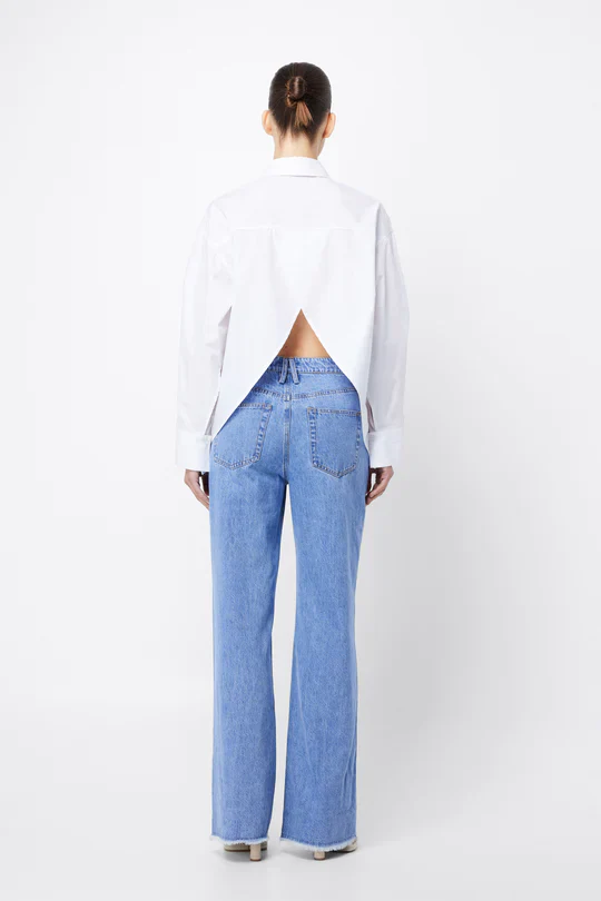 MOSSMAN - TIE BREAKER SHIRT (WHITE) - Image 4