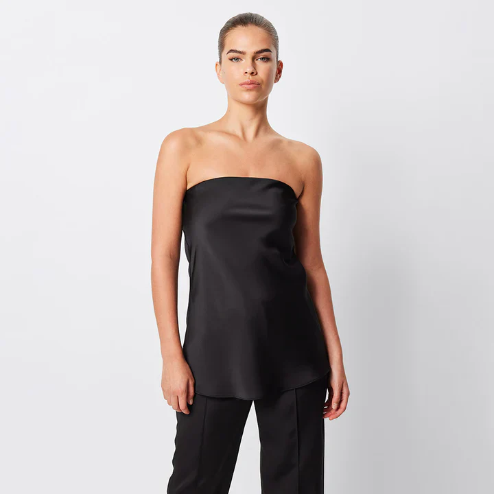 MOSSMAN - TOULOUSE STRAPLESS TOP (BLACK) - Image 3
