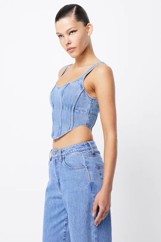 MOSSMAN - VACANT CORSET (DENIM) - Image 4