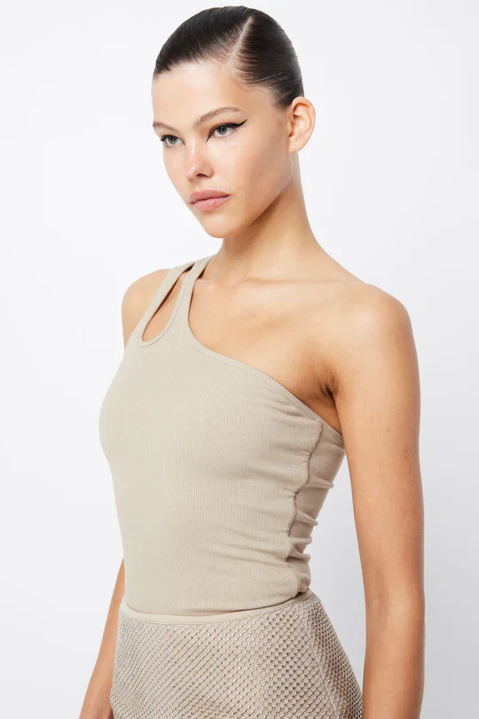 MOSSMAN - VICE TANK TOP (BEIGE) - Image 3