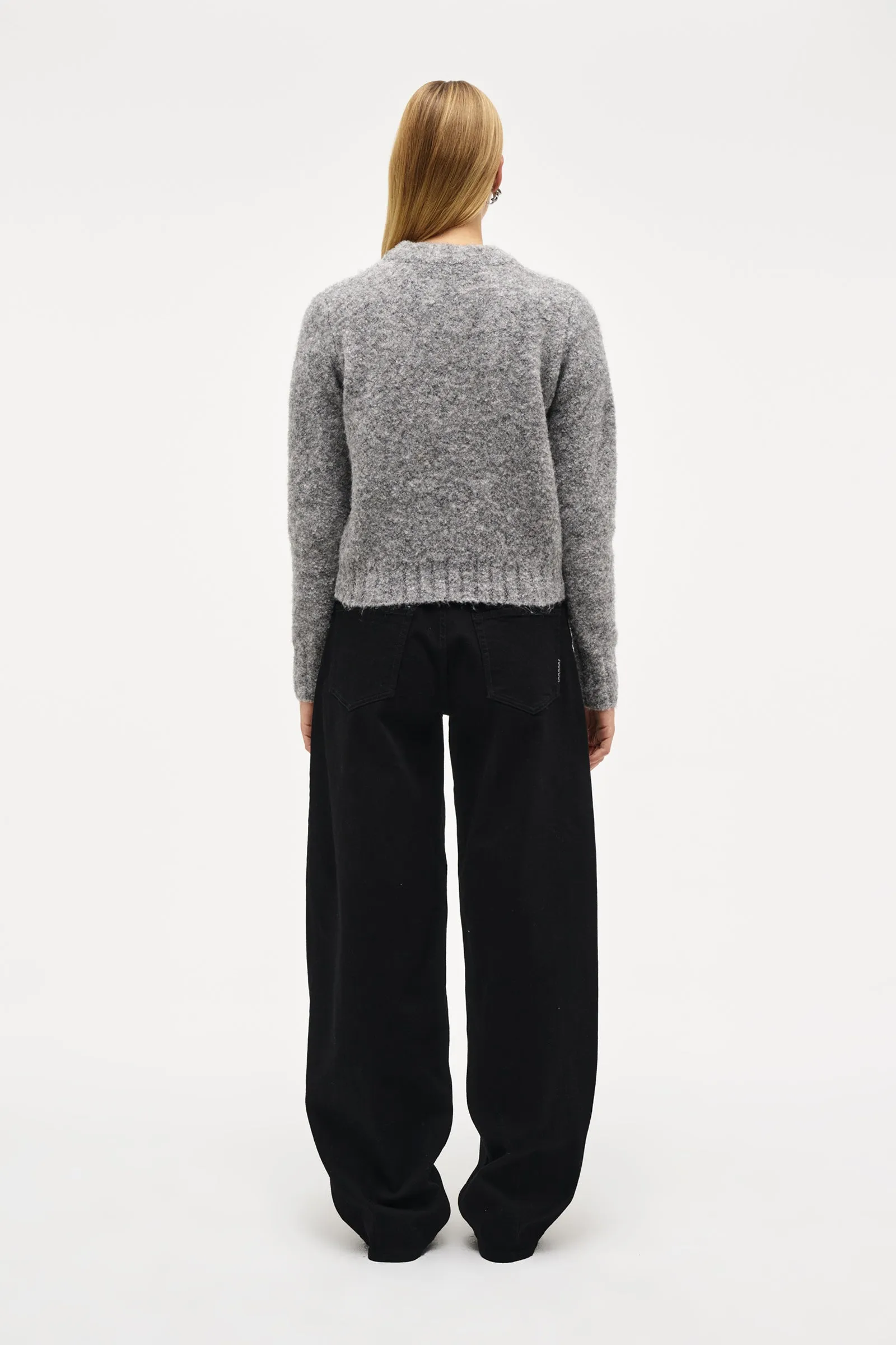 NEUW DENIM - BOUCLE CREW (CHARCOAL MARLE) - Image 2