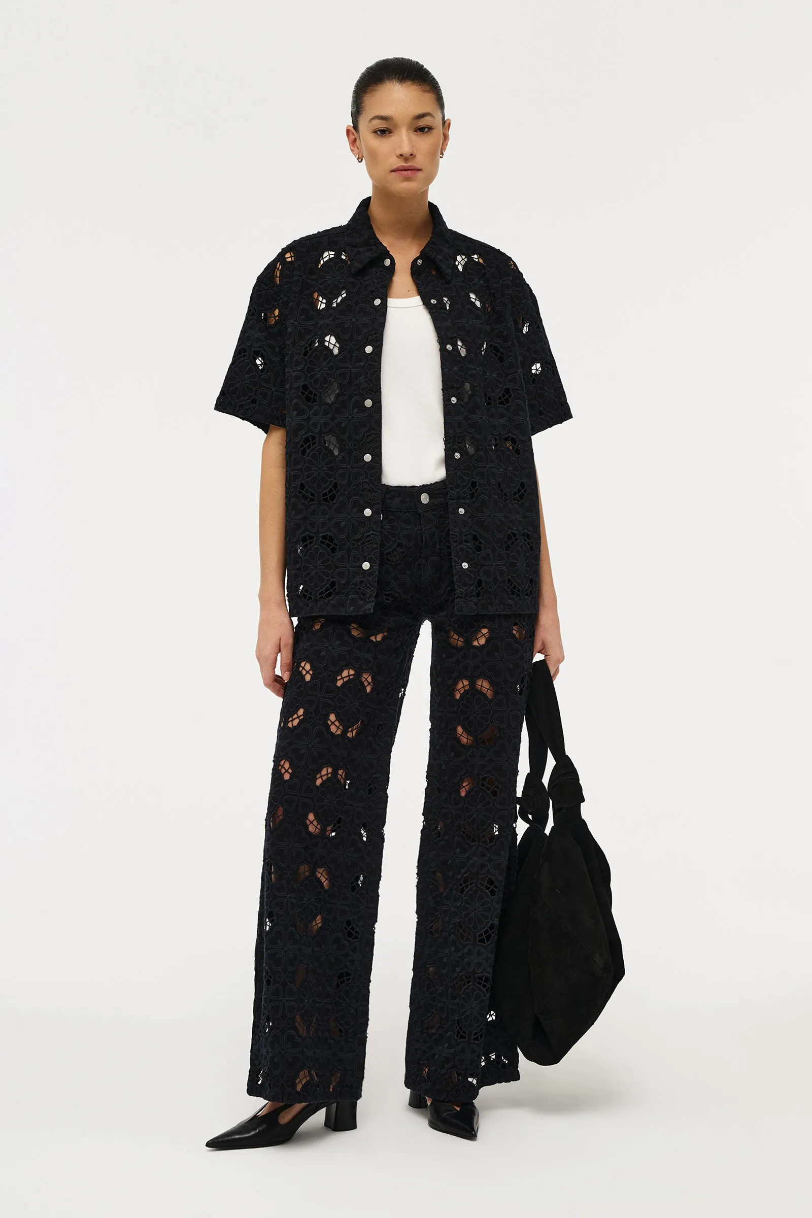 NEUW DENIM - EVA WIDE (FIORE EMBROIDERY BLACK) - Image 4