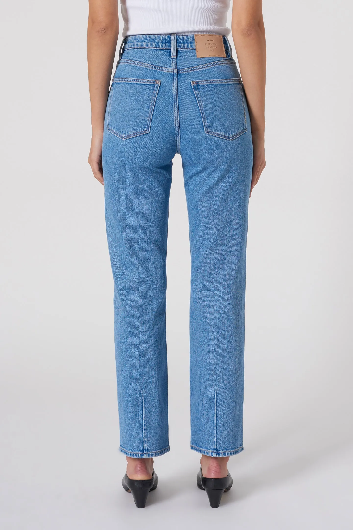 NEUW DENIM - NICO STRAIGHT OPHELIA (MID VINTAGE INDIGO) 28 LEG - Image 3