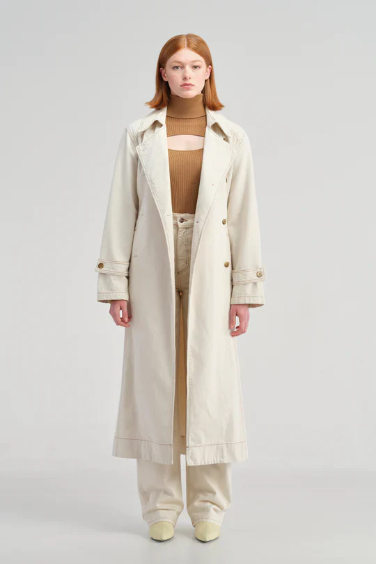 NOBODY DENIM - Anna Trench Coat (Ecru)