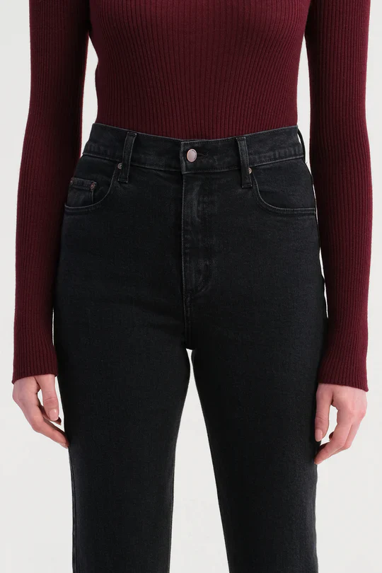 NOBODY DENIM - Frankie Jean Ankle Stretch (Astorial Black) - Image 6