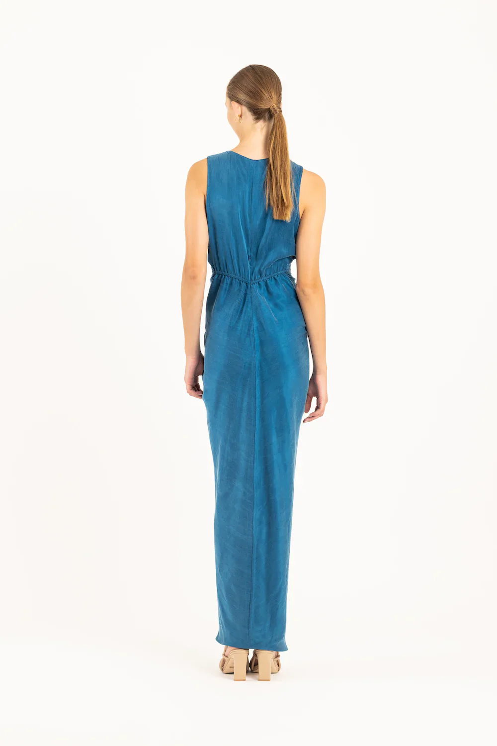 ONE FELL SWOOP - Gaia Maxi Dress (Egyptian Blue) - Image 2
