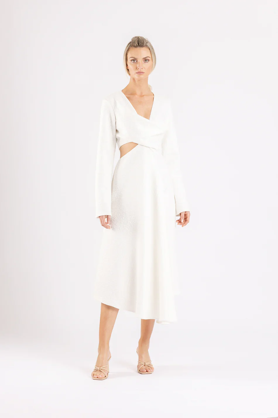 ONE FELL SWOOP - Roisin Midi Dress (Blanche)