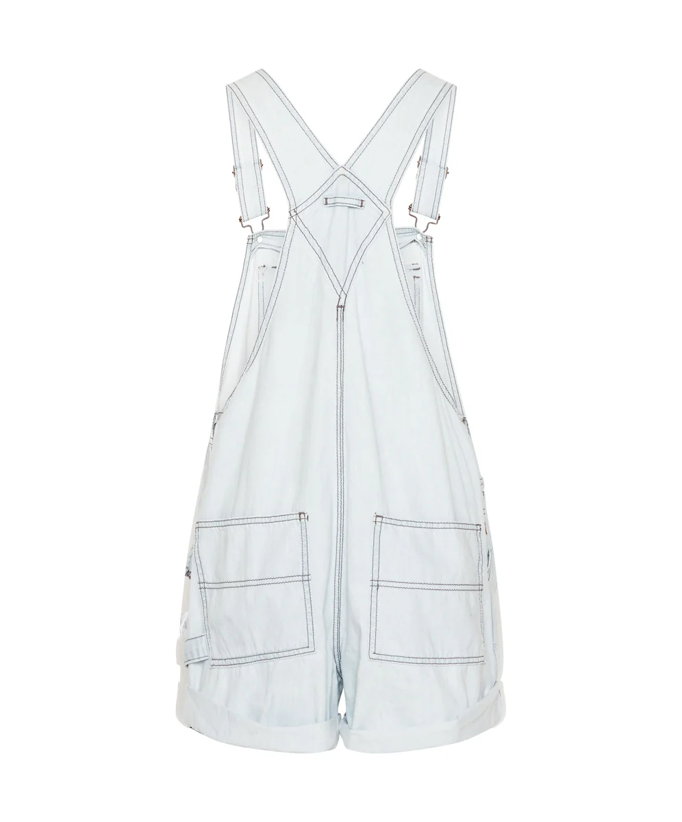 ONE TEASPOON - Rose Ave Overalls (Capri Blue) - Image 10