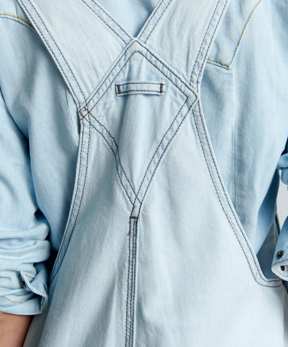 ONE TEASPOON - Rose Ave Overalls (Capri Blue) - Image 7