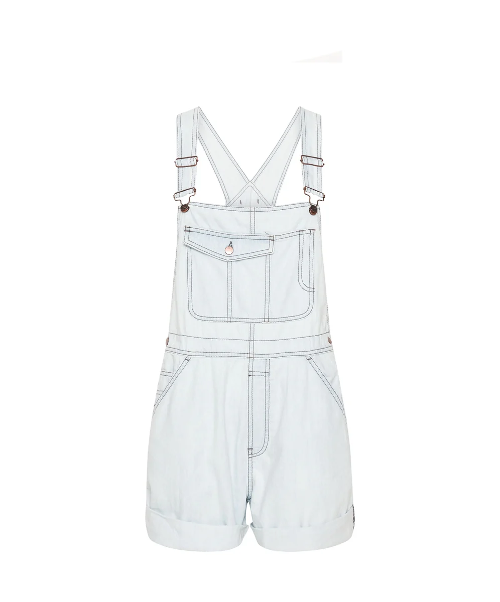 ONE TEASPOON - Rose Ave Overalls (Capri Blue) - Image 9