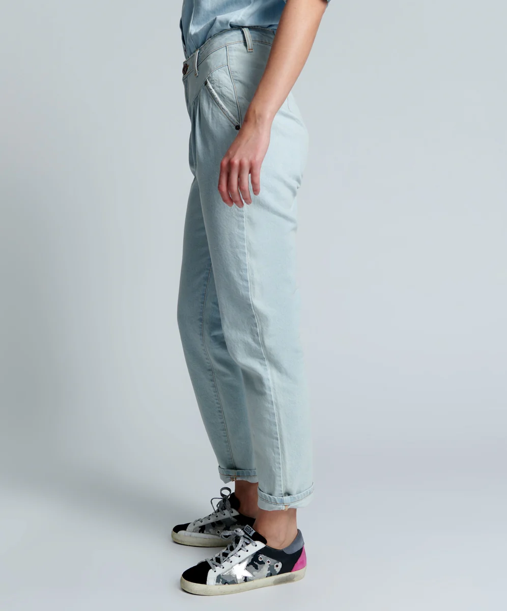 ONE TEASPOON - Streetwalkers High Waist 80's Fit Jean (Bel Air Blue) - Image 4