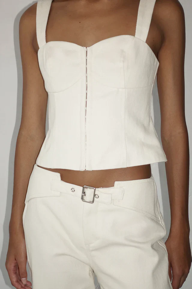 OWNLEY - CINDY FITTED BODICE (BONE) - Image 6