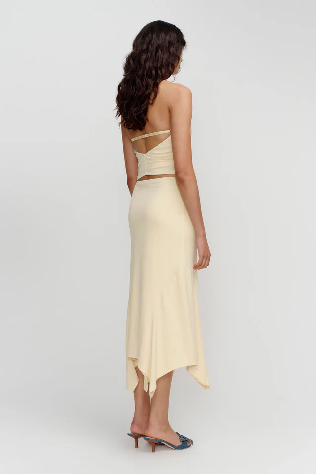 OWNLEY - KYAH HALTER TOP (BUTTER) - Image 5