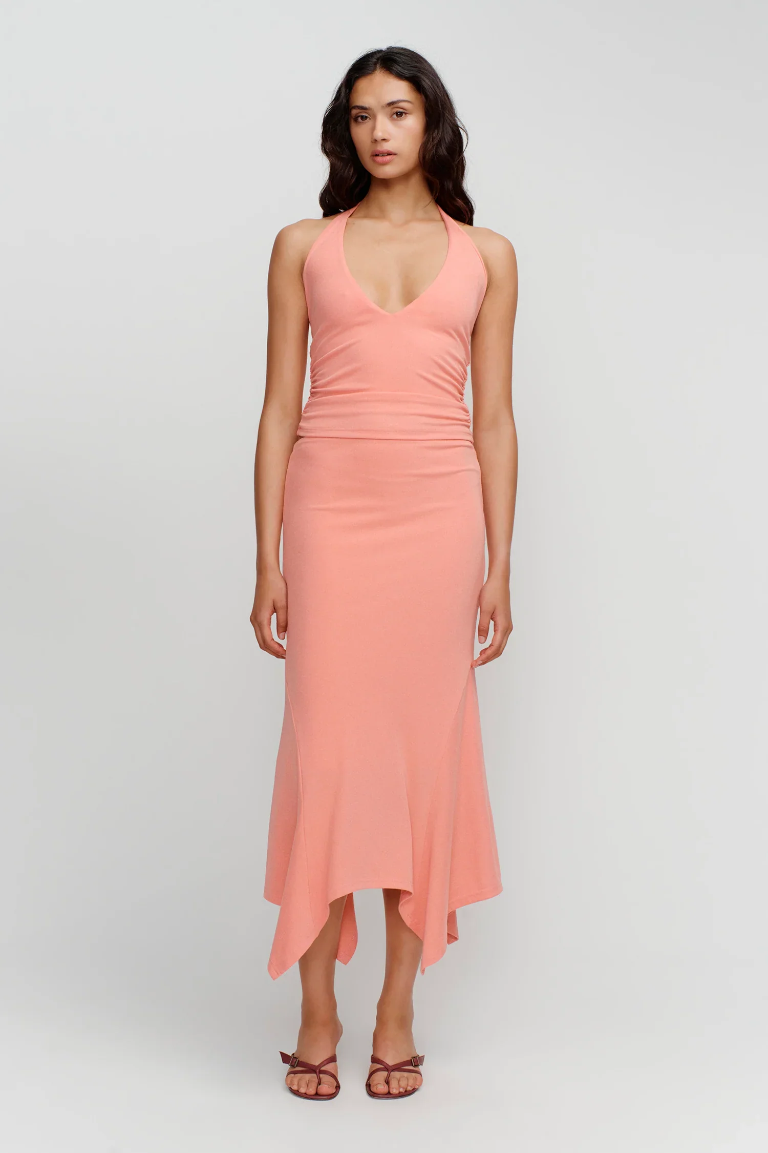 OWNLEY - KYAH HALTER TOP (MUSK)