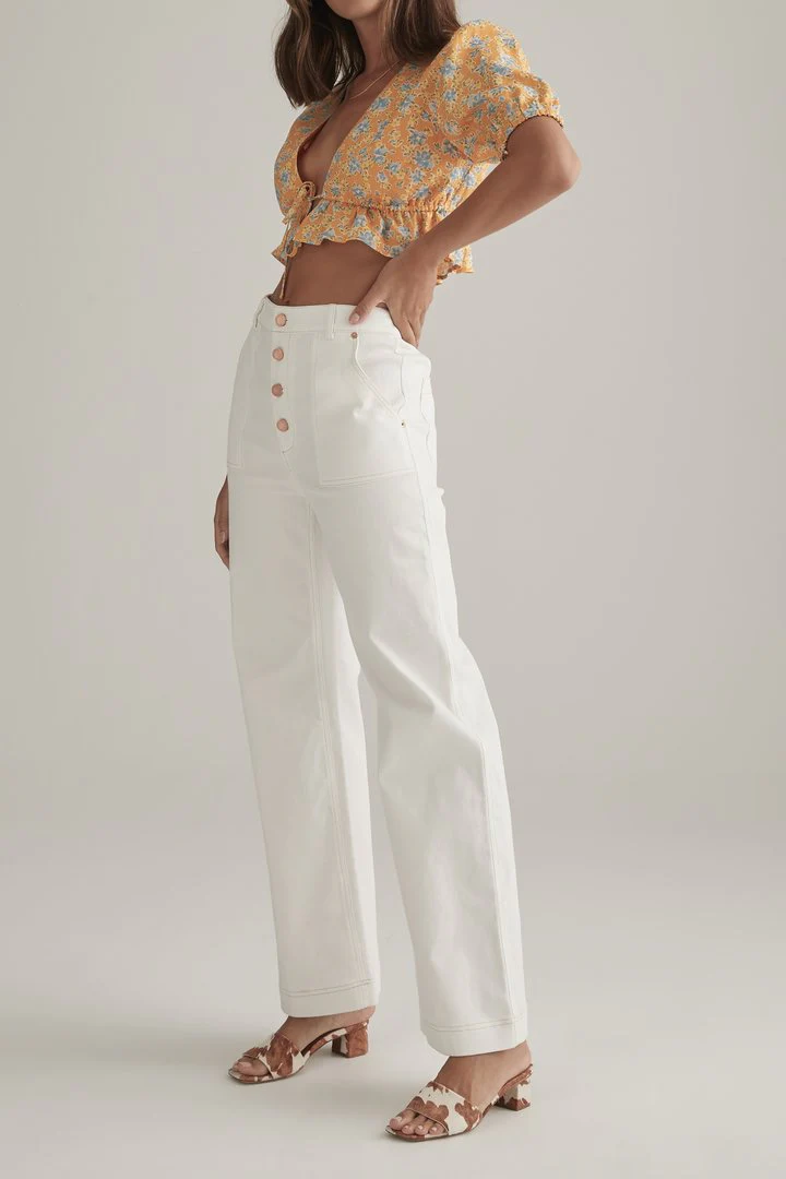 OWNLEY - Marcy Top (Tangelo Floral) - Image 3