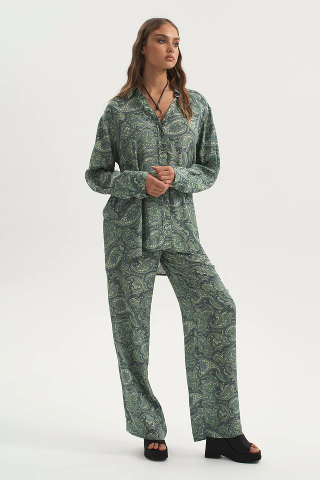 OWNLEY - Samson Oversize Shirt (Paisley)