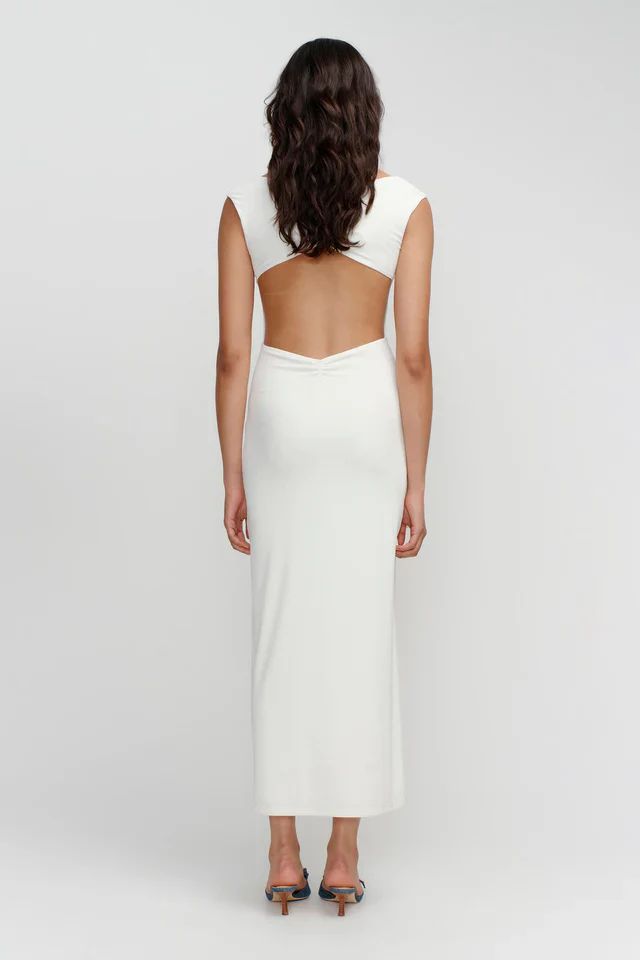 OWNLEY - ZULU MIDI DRESS (IVORY) - Image 2
