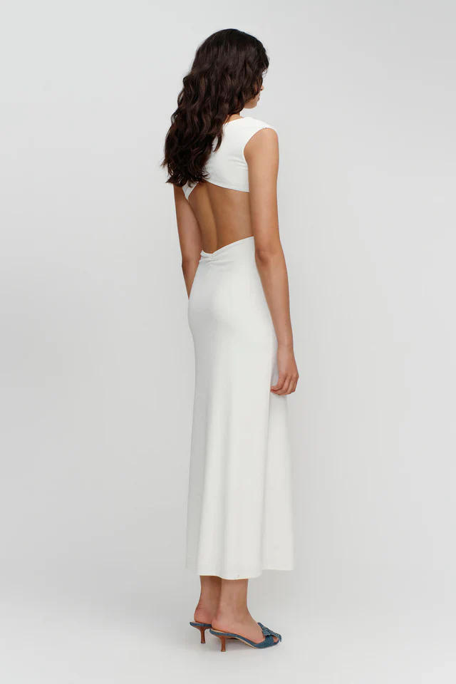 OWNLEY - ZULU MIDI DRESS (IVORY) - Image 3
