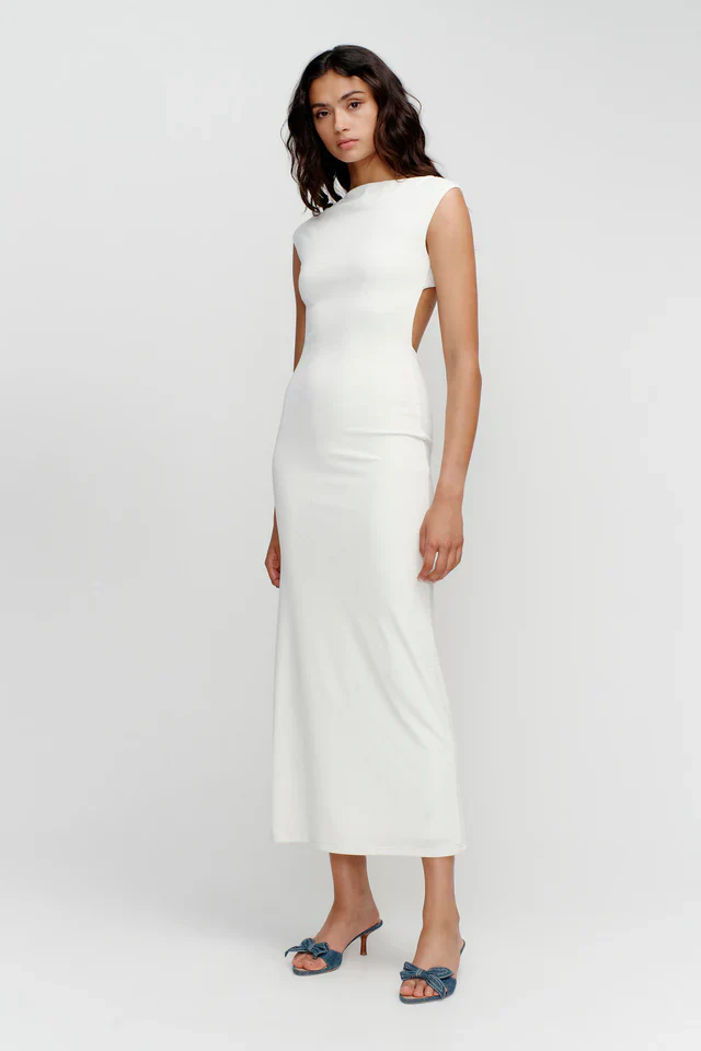 OWNLEY - ZULU MIDI DRESS (IVORY) - Image 4