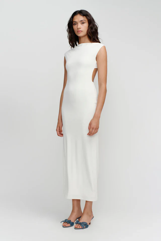 OWNLEY - ZULU MIDI DRESS (IVORY) - Image 5