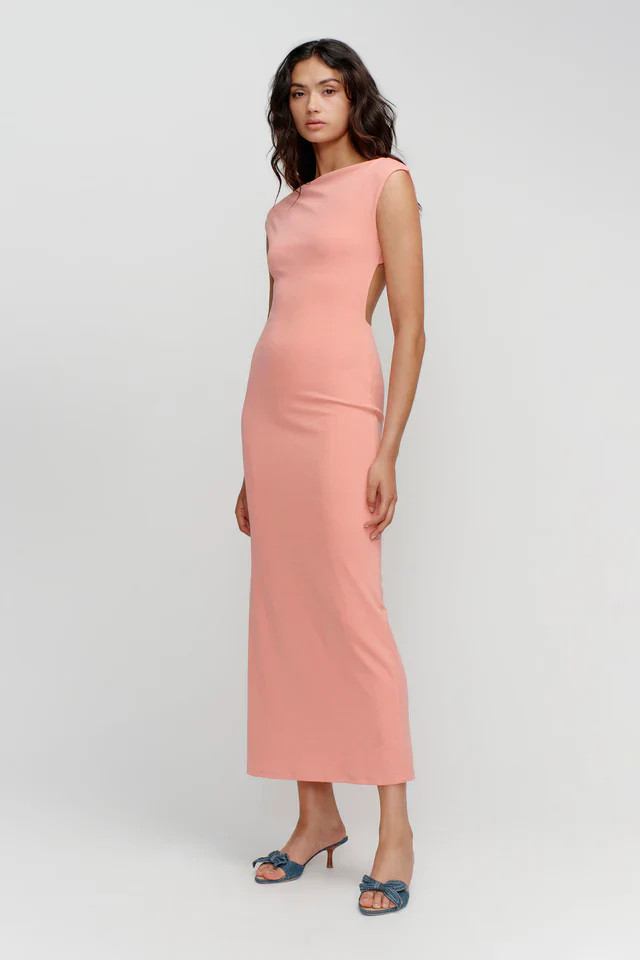OWNLEY - ZULU MIDI DRESS (MUSK) - Image 3