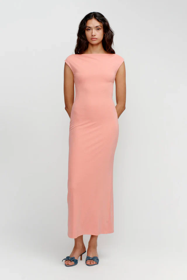 OWNLEY - ZULU MIDI DRESS (MUSK) - Image 4