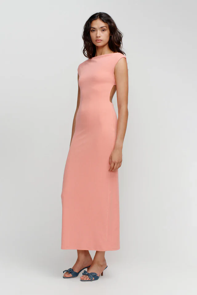 OWNLEY - ZULU MIDI DRESS (MUSK) - Image 5