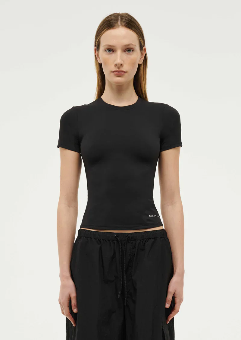 P.E NATION - FOUNDATION SHORT SLEEVE TEE (BLACK)