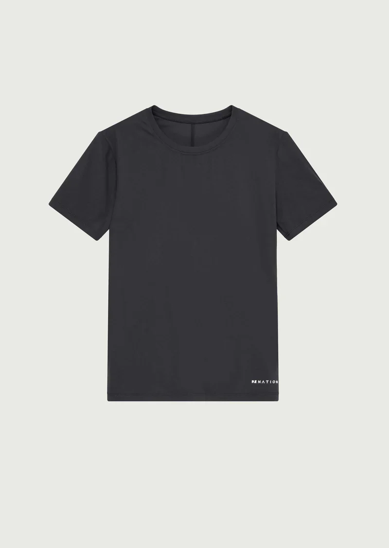 P.E NATION - FOUNDATION SHORT SLEEVE TEE (BLACK) - Image 7