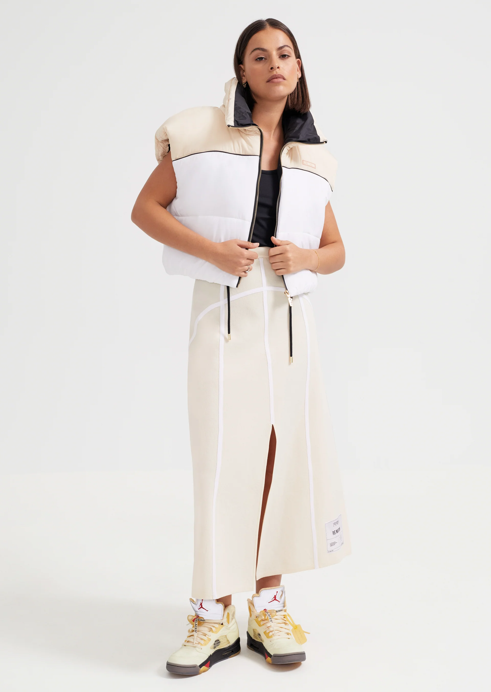 P.E NATION - Half Court Skirt (SHORTBREAD) - Image 4