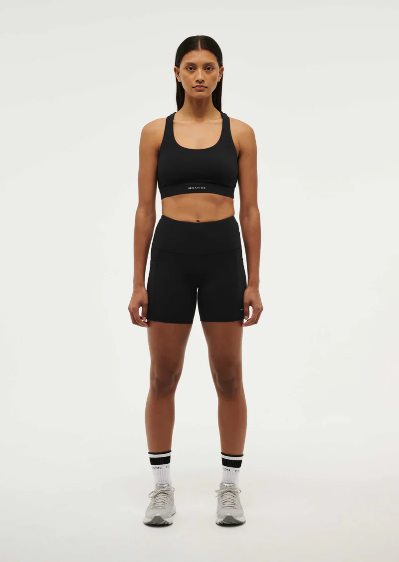 P.E NATION -RECALIBRATE 5" BIKE SHORT (BLACK) - Image 2