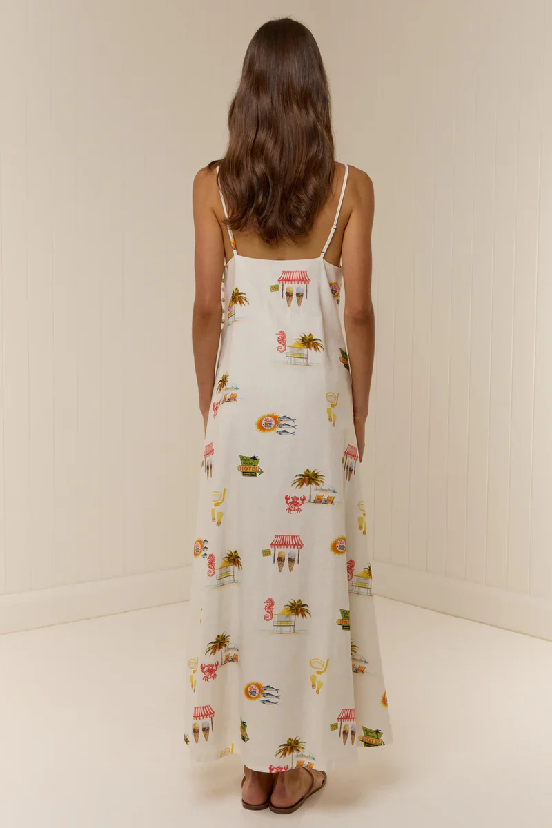 PALM NOOSA - HEIDI DRESS (TROPICANA) - Image 5