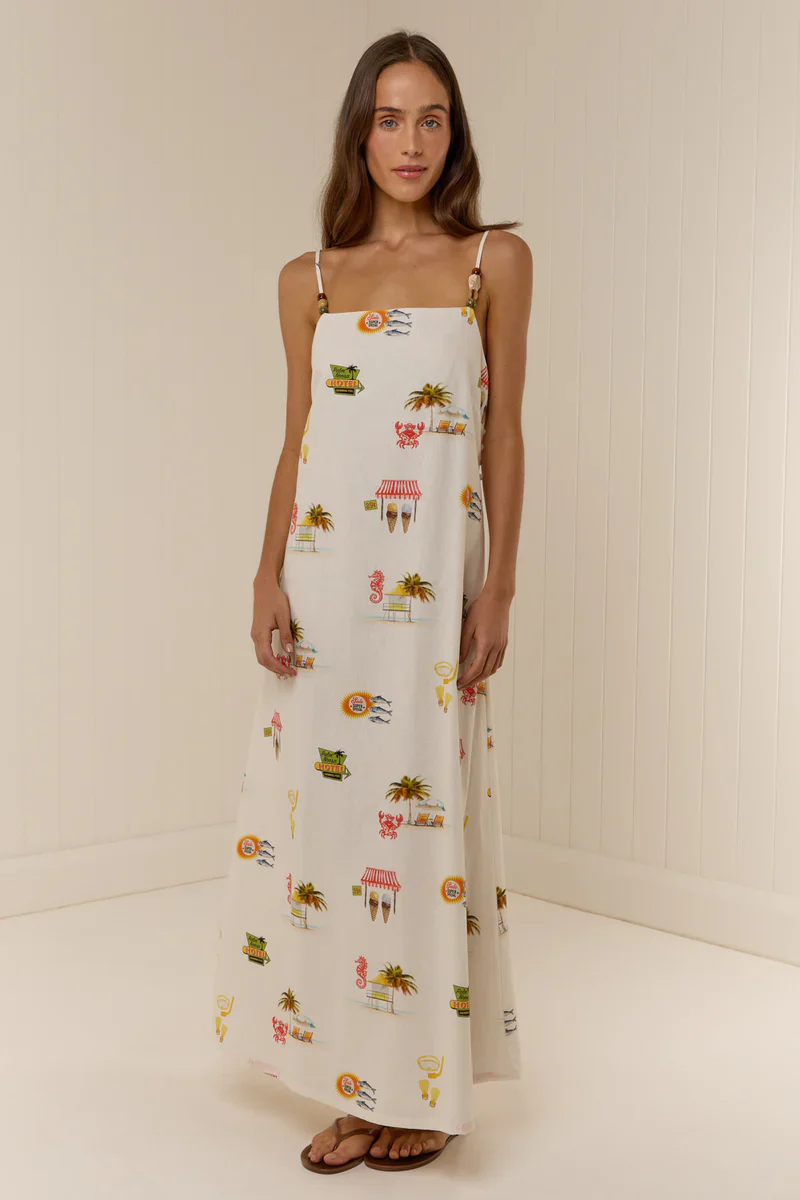 PALM NOOSA - HEIDI DRESS (TROPICANA) - Image 6