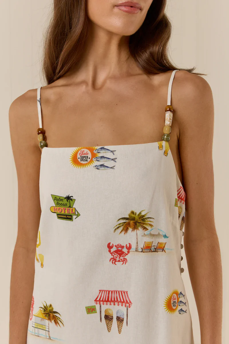 PALM NOOSA - HEIDI DRESS (TROPICANA) - Image 8