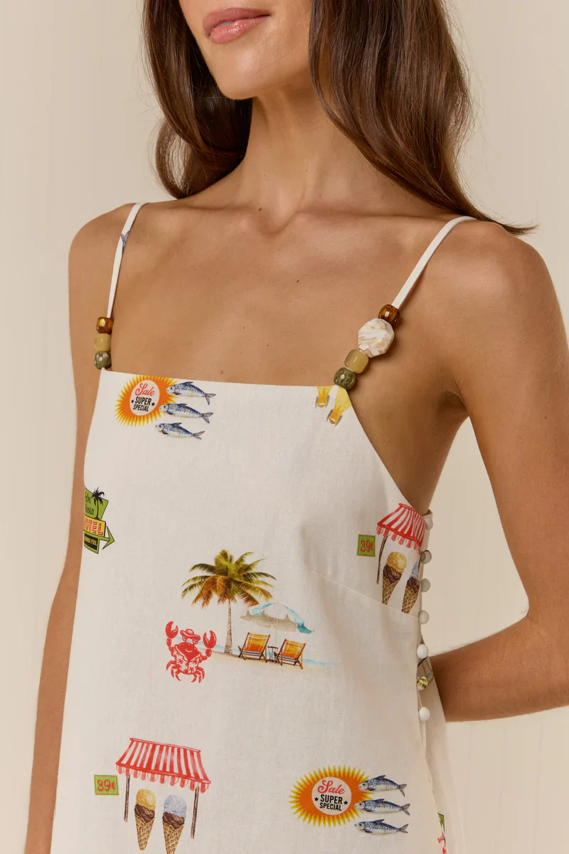 PALM NOOSA - HEIDI DRESS (TROPICANA) - Image 9