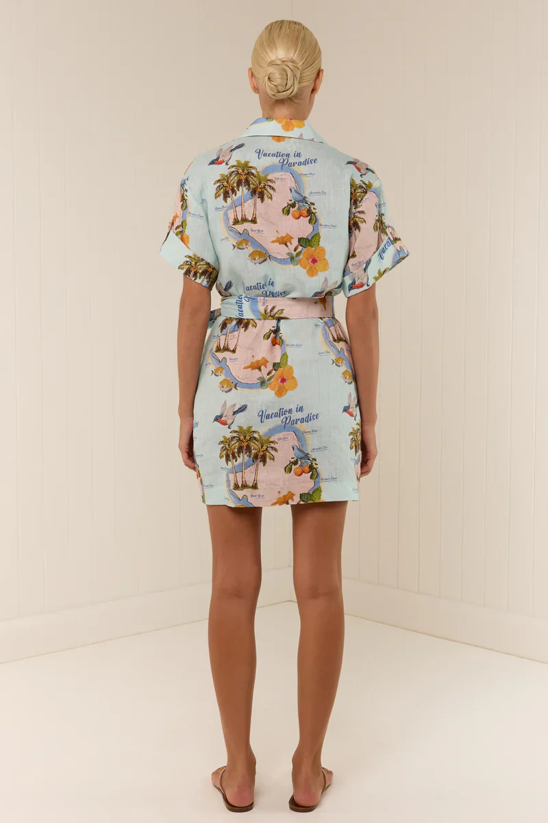 PALM NOOSA - REY DRESS (PALM PARADISE) - Image 5