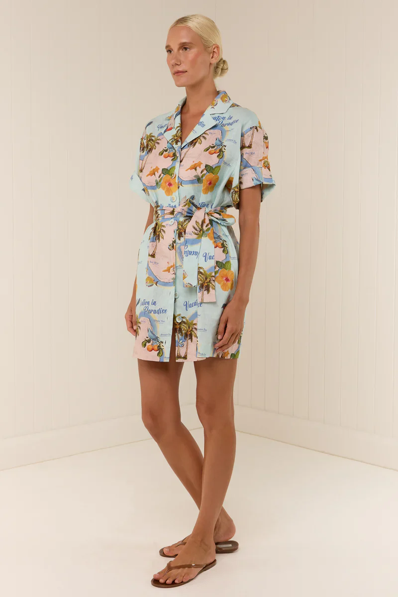 PALM NOOSA - REY DRESS (PALM PARADISE) - Image 6