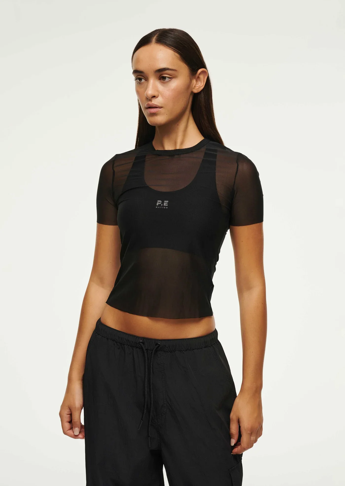 PE NATION - DISCOVERY MESH TEE (BLACK) - Image 4