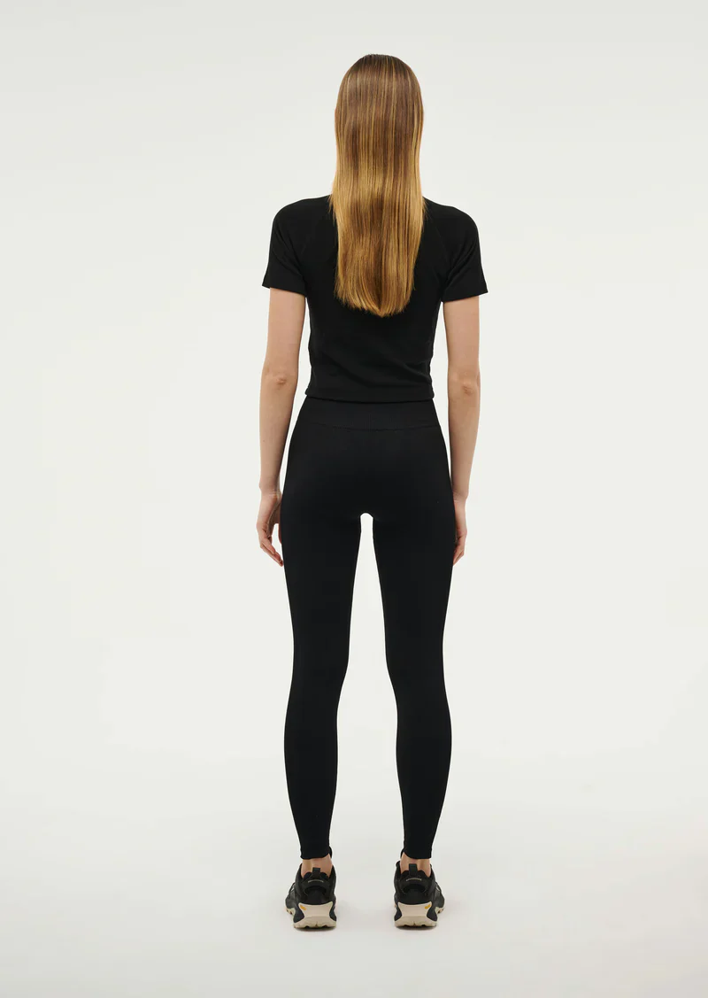 PE NATION - FREEPLAY SHORT SLEEVE RIB TEE (BLACK) - Image 6