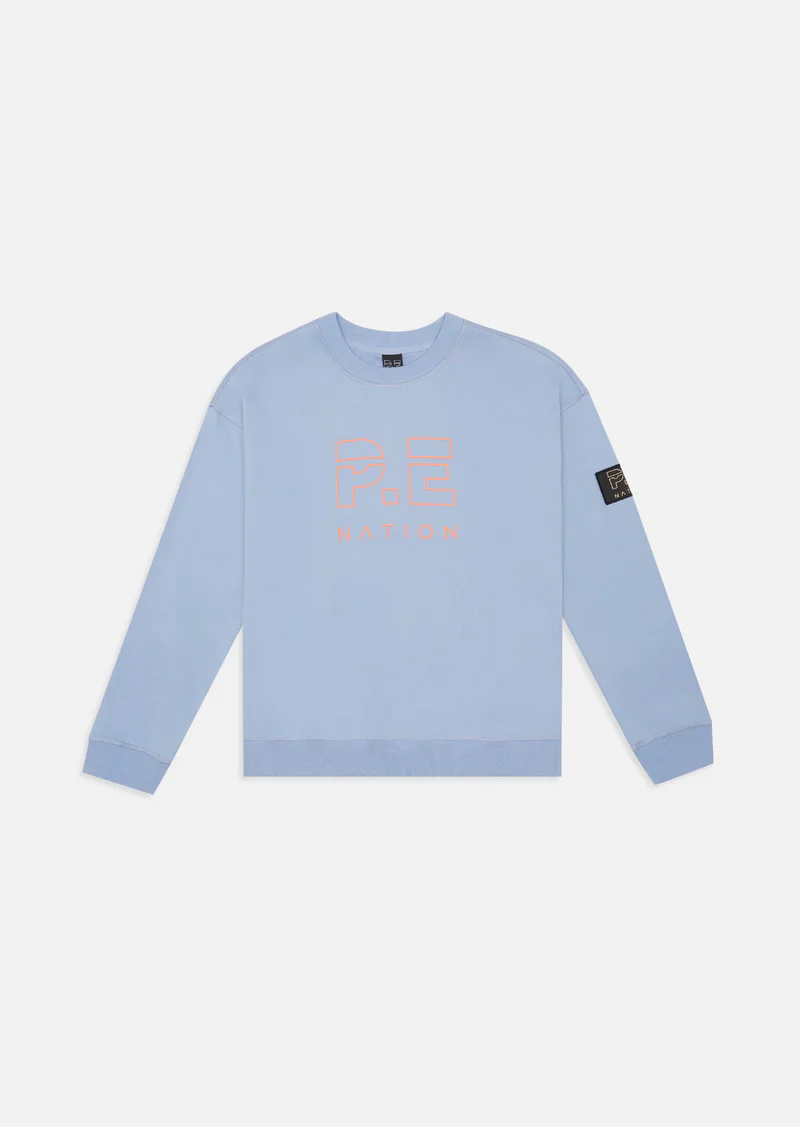 PE NATION - HEADS UP SWEAT (LAVENDER LUSTRE)