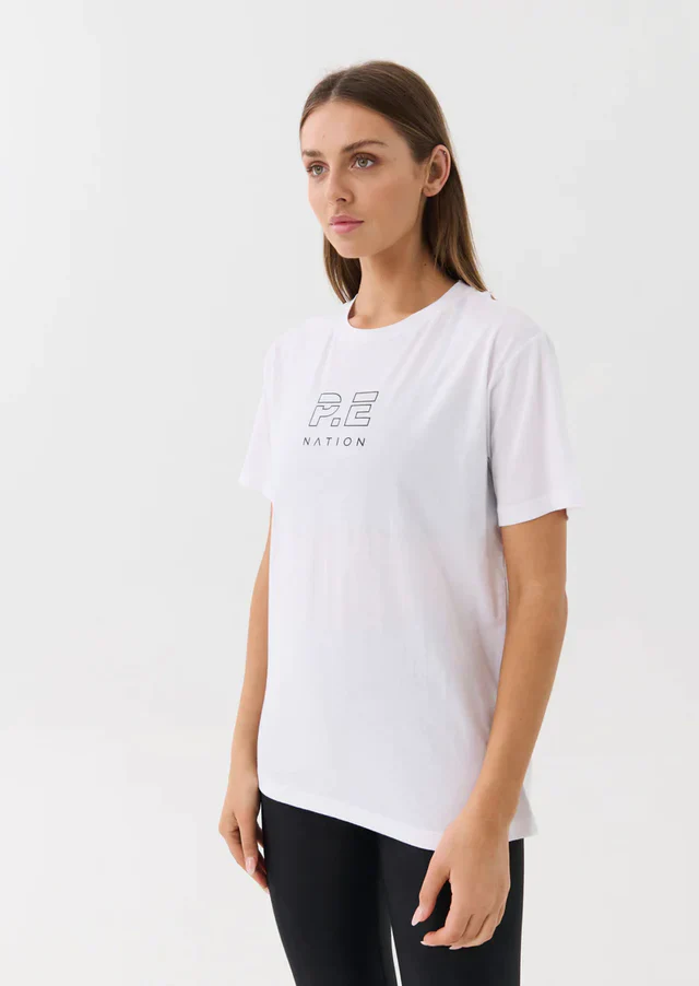 PE NATION - Heads Up Tee (Optic White) - Image 3