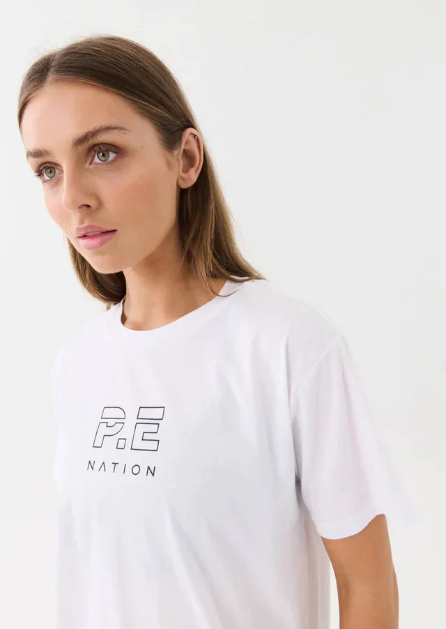 PE NATION - Heads Up Tee (Optic White) - Image 4