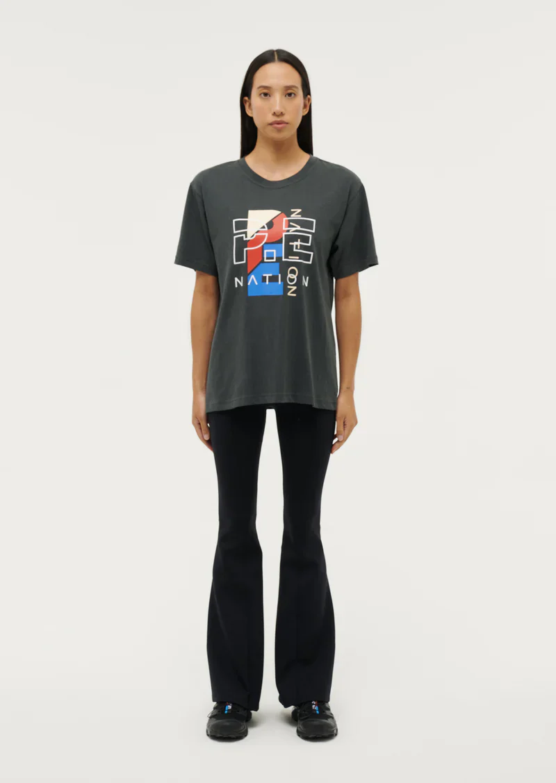 PE NATION - HERITAGE TEE (DARK SHADOW) - Image 4
