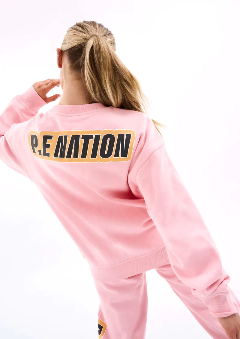 PE NATION - MAIN DRAW SWEAT (BLOSSOM) - Image 3