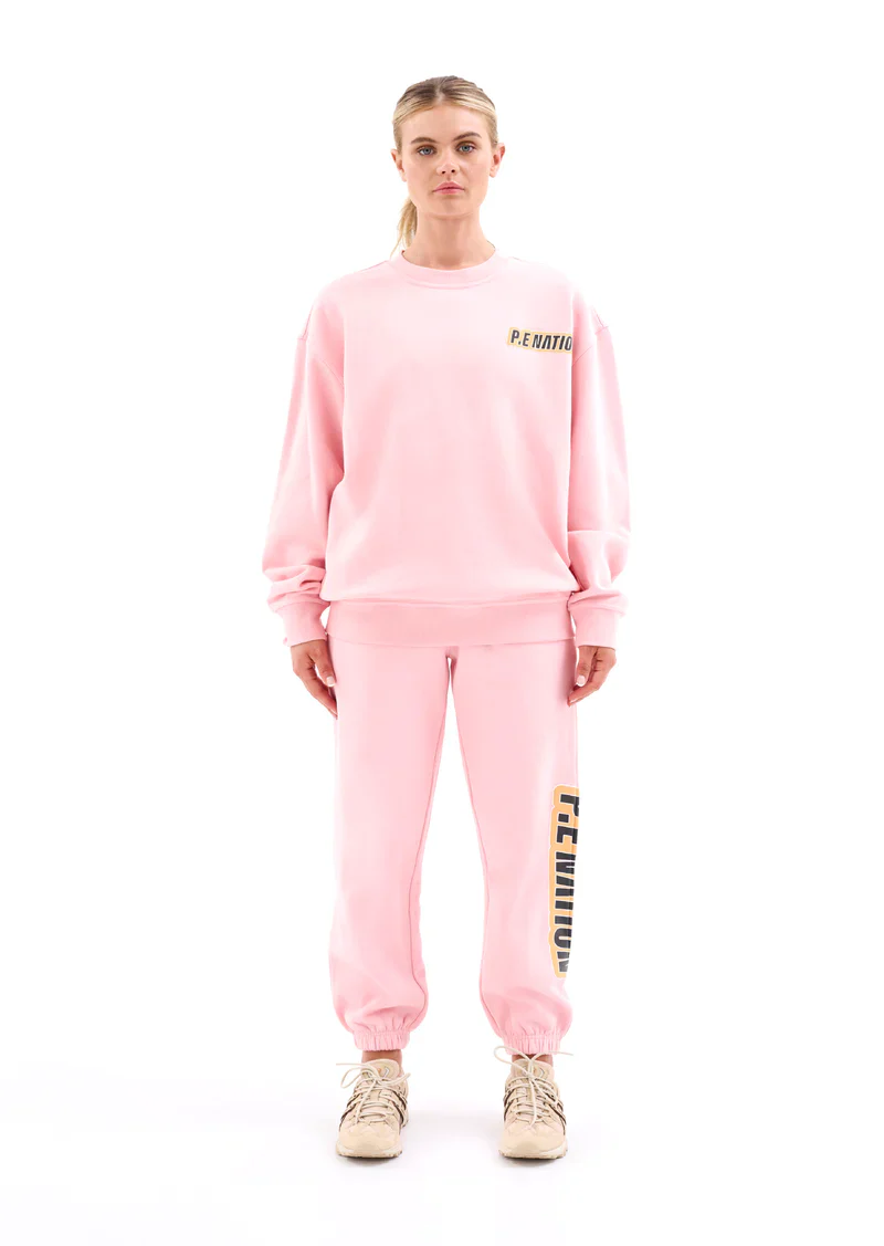 PE NATION - MAIN DRAW SWEAT (BLOSSOM) - Image 4