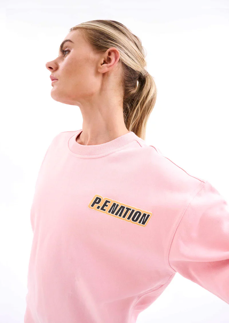 PE NATION - MAIN DRAW SWEAT (BLOSSOM) - Image 7