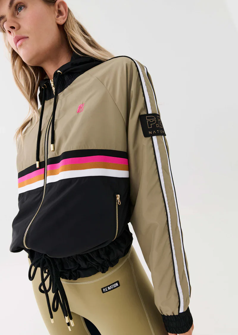 PE NATION - MAN DOWN JACKET (KELP) - Image 4