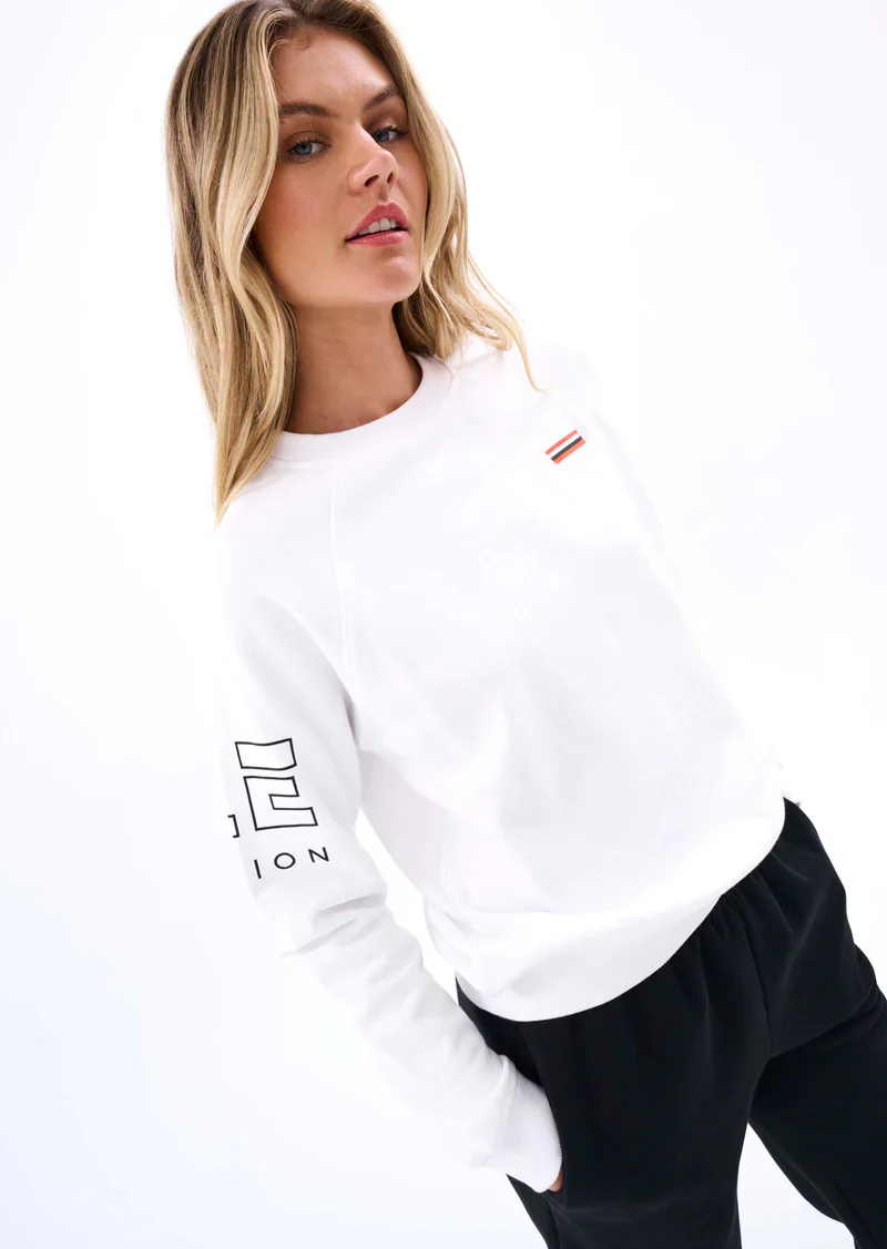 PE NATION - MONEYBALL SWEAT (OPTIC WHITE) - Image 4